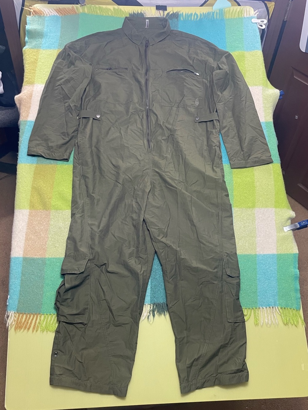 Free People FP Movement Mesmerize Me Coveralls in Army Green Women’s